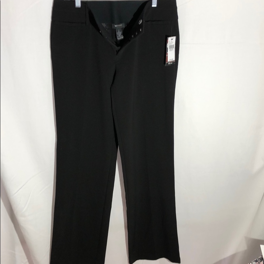 Black straight leg dress pants NWT